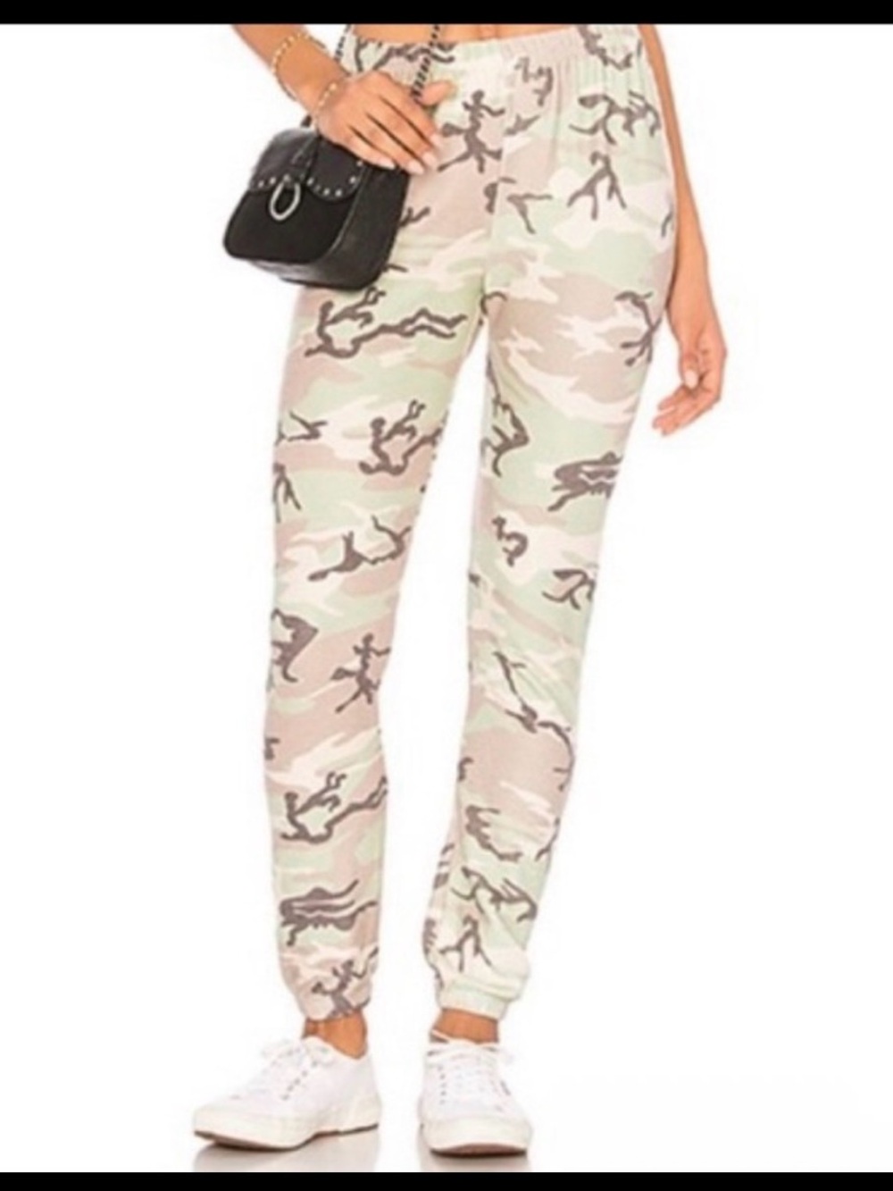 Wildfox Pastel Camouflage Lounge Pants / Joggers